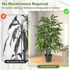 Fake bamboo leave tree with vibrant leaves and sturdy PE trunk, perfect for home or office decor without maintenance.