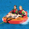 2 Person Water Sport Inflatable Towable Tubes for Boating-Orange - Gallery View 1 of 10