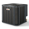 Robust 2 to 3 Ton heat pump system with inverter technology, operates efficiently in extreme temperatures for.