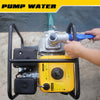 Aceup Energy 2 In. Portable Irrigation Pump | Semi Water Pump-158 GPM 7HP 208cc Portable Irrigation Pump with Hose - AceupEnergy