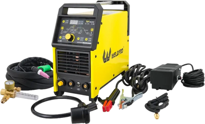 Weldpro TIGACDC200GD Digital TIG/Stick Welder With AC/DC Standard Euro Torch 200 Amp High-Frequency Pulse L12000 New