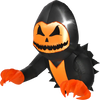 3.3 Feet Halloween Inflatable Pumpkin Head Ghost Broke Out from Window