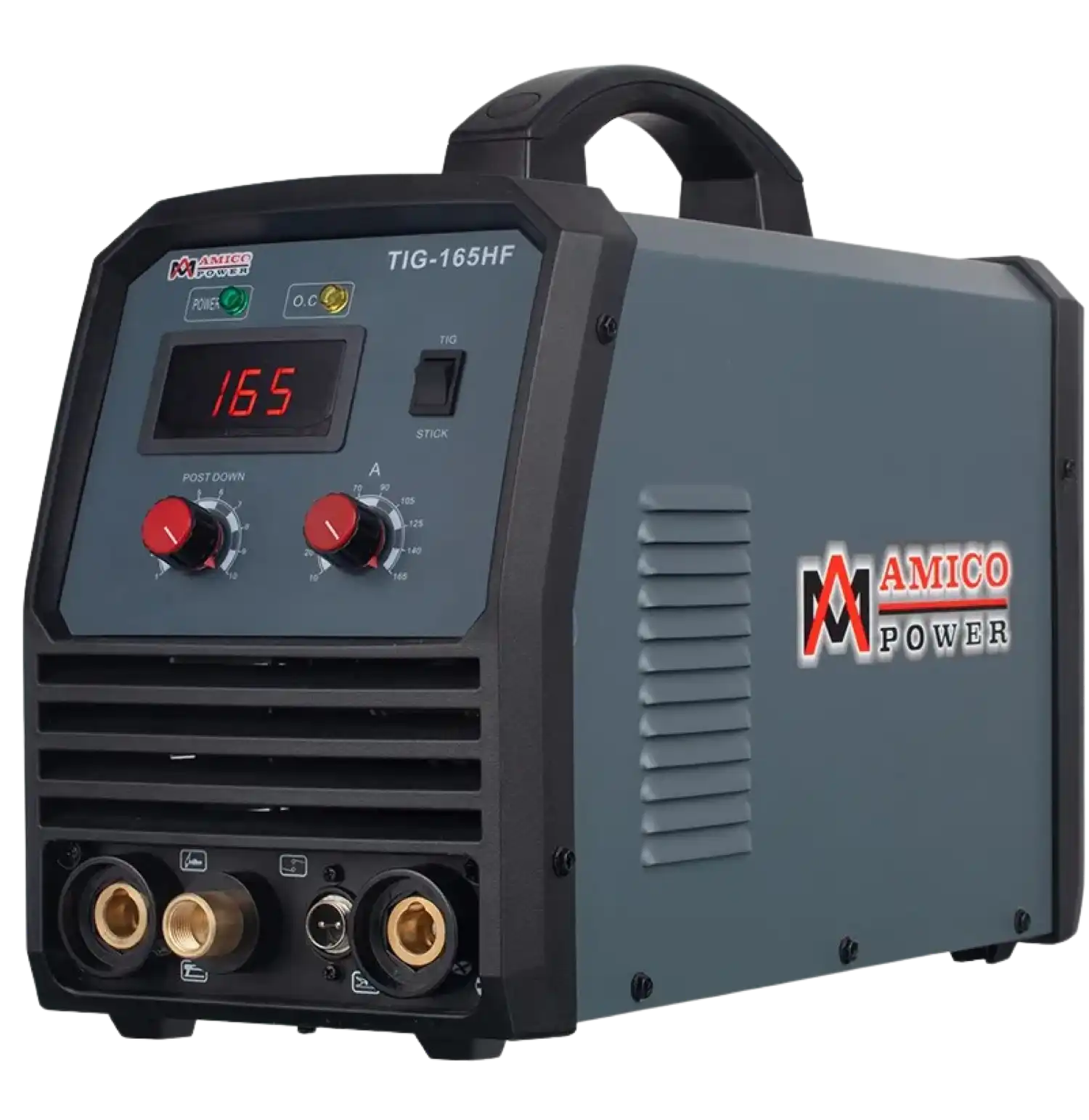 Amico Electric TIG-165HF 100-250V Wide Voltage 165 Amp HF-TIG Stick Arc DC Inverter Welder New
