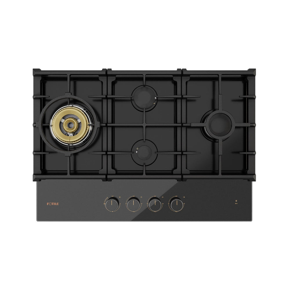 FOTILE 30-inch Tri-Ring tempered glass gas cooktop GLG30401