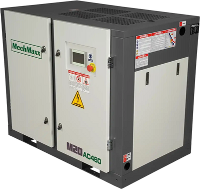 MechMaxx M20AC460 Air Compressor 20HP Rotary Screw 78 CFM 116 PSI 460V 3-Phase Industrial-Grade New