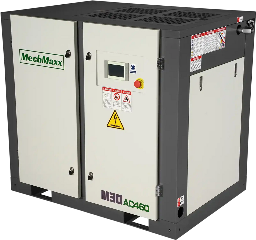 30HP Rotary Screw Air Compressor - 106 CFM,  116 PSI,  460V 3-Phase | Industrial-Grade