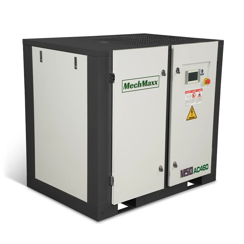 50HP Rotary Screw Air Compressor - 220 CFM,  116 PSI,  460V 3-Phase | Industrial-Grade