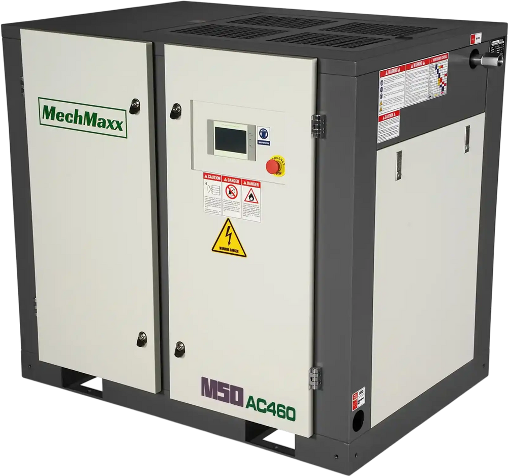 50HP Rotary Screw Air Compressor - 220 CFM,  116 PSI,  460V 3-Phase | Industrial-Grade