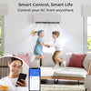 Mini split air conditioner with WiFi, 30000 BTU, 3 zones, remote control, for efficient cooling and heating.