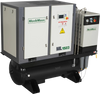 15HP Combined Rotary Screw Air Compressor with Dryer & 105-Gal ASME Tank | 45 CFM,  116 PSI,  230V 3-Phase - Industrial Grade