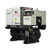 10HP Combined Rotary Screw Air Compressor with Dryer & 66-Gal ASME Tank | 32 CFM,  116 PSI,  460V 3-Phase - Industrial Grade