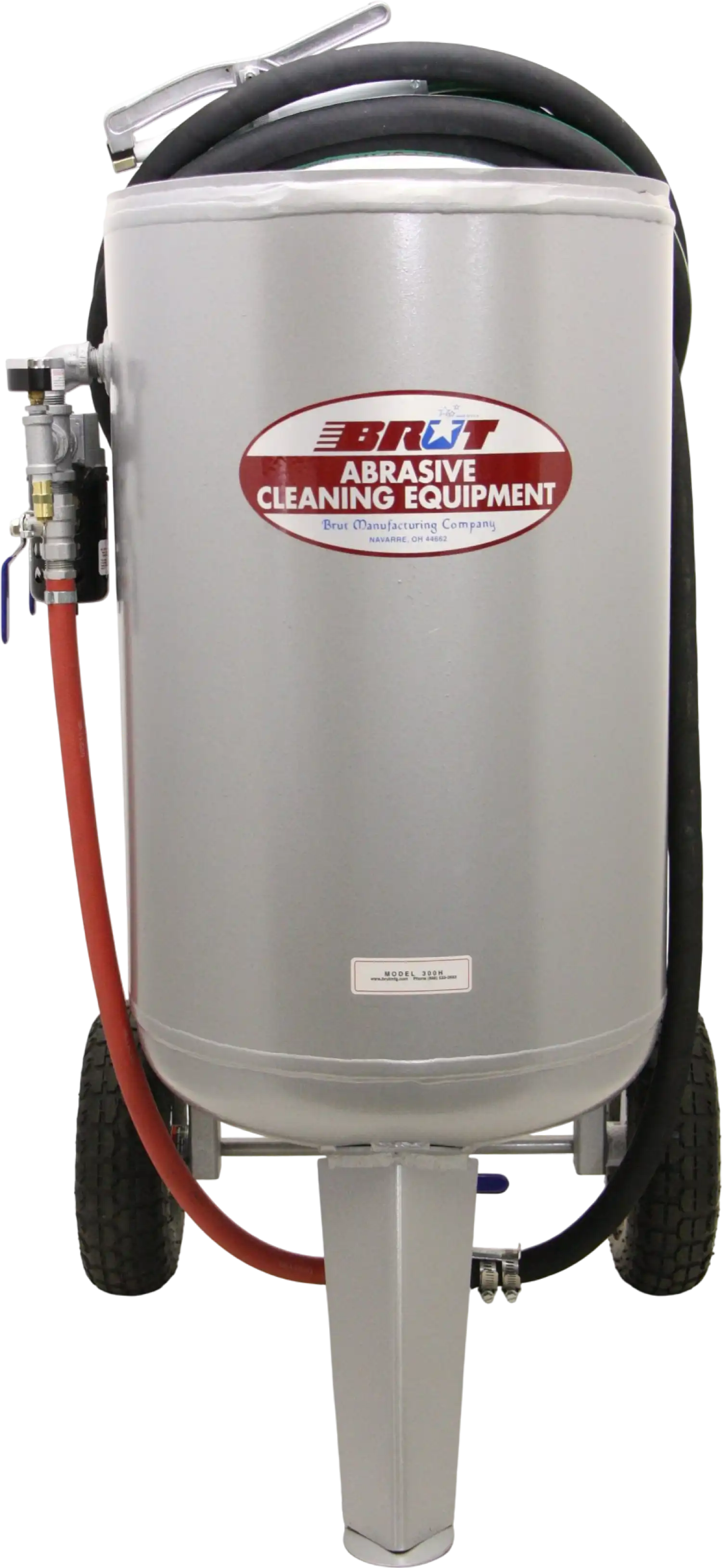 Brut 300H Pressure Fed Abrasive Sand Blaster 250-300 Lb Capacity Heavy Duty New