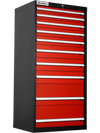 Heavy Duty Modular Drawer Cabinet - 11 Drawer 59" H x 28.5" W x 22.5" D Tool Storage Organizer,  Steel Construction