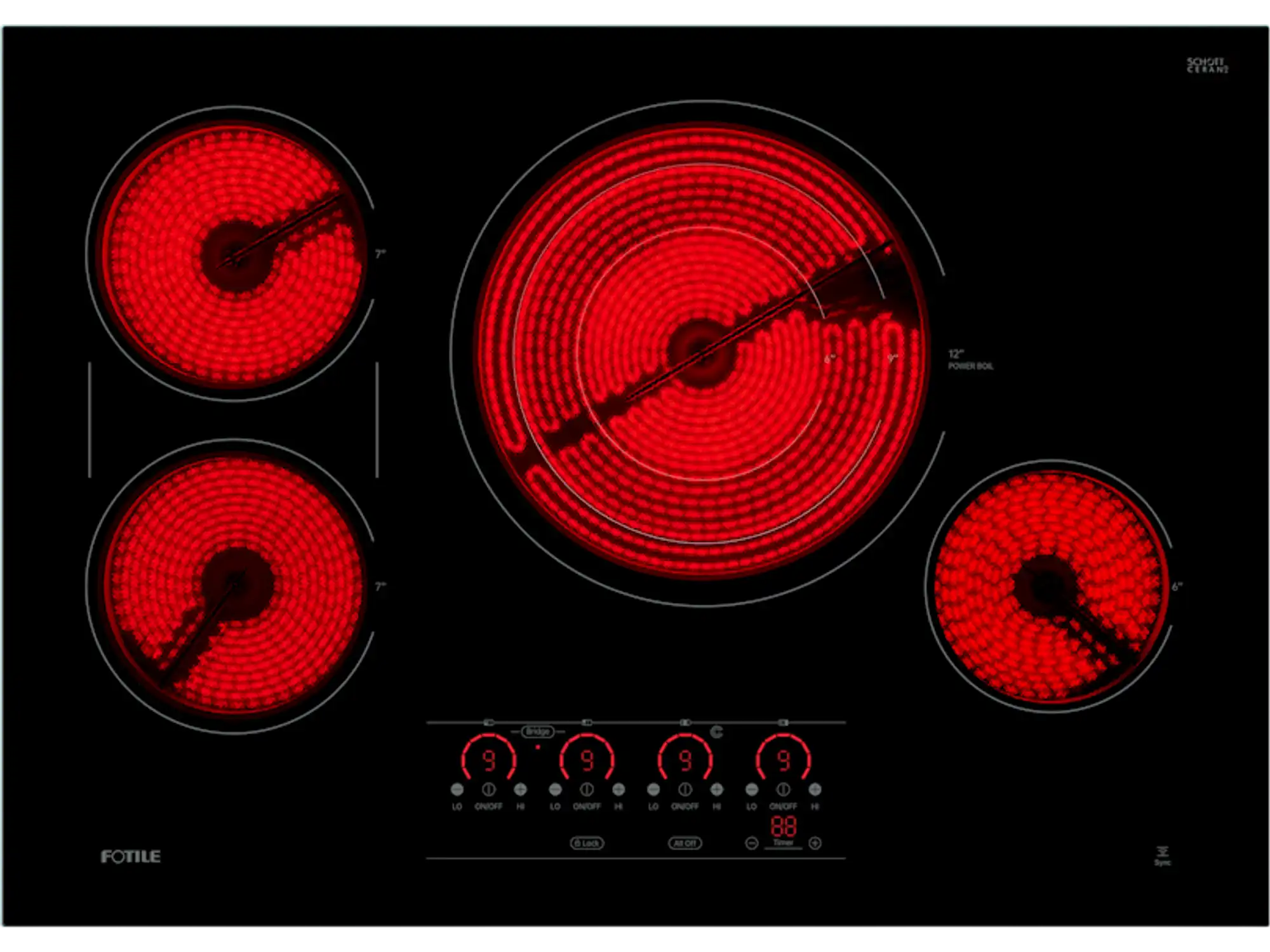 Fotile InstantHeat Electric Cooktop 30
