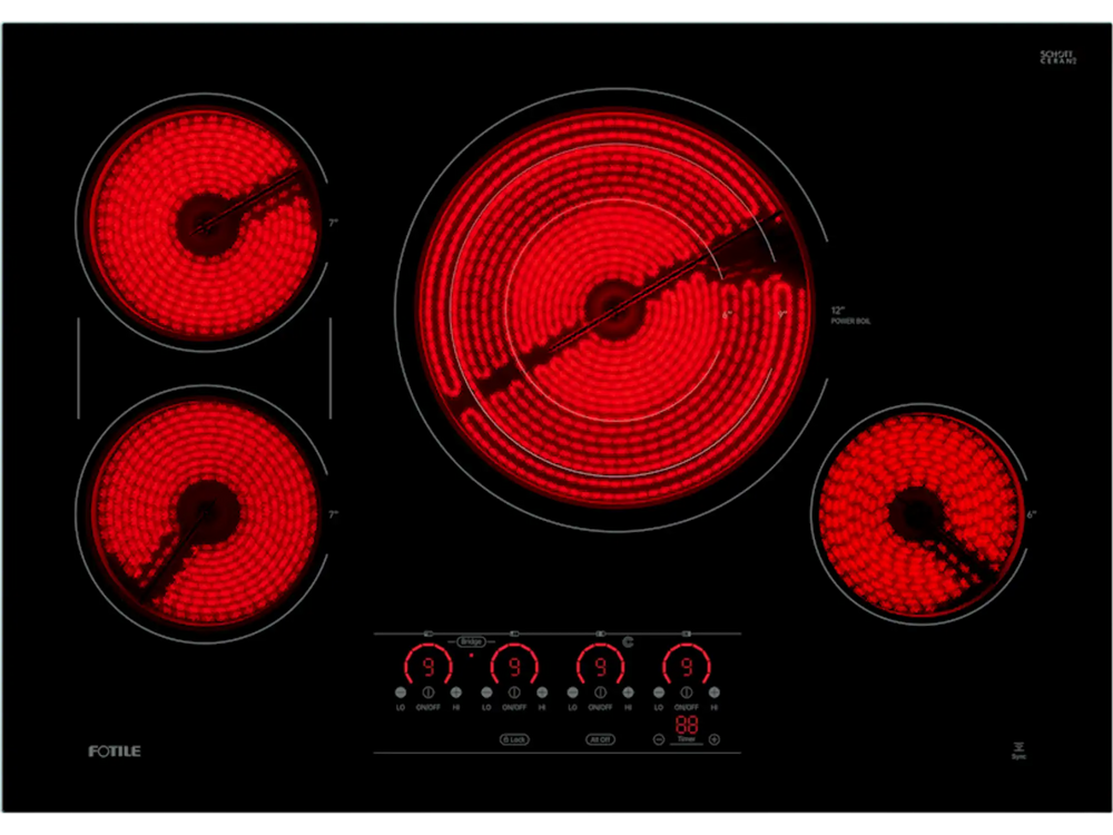 FOTILE 30-inch InstantHeat electric cooktop EEG30411