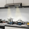 30-inch stainless steel under cabinet range hood with 900 CFM airflow, adjustable LED lights, and oil collector for.