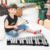 Percussion glockenspiel with 30 notes and adjustable stand, perfect for kids and beginners, shown with mallets.