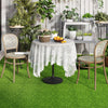 Interlocking artificial grass tiles with a lush, realistic appearance, perfect for indoor and outdoor use.
