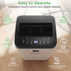 30 pints dehumidifier with digital display, touch control, and humidity settings for rooms up to 1,500 sq.ft.