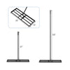 Heavy duty lawn level tool with a 30 x 10 inch rake plate and 69 inch handle, ideal for efficient leveling in gardens.