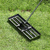30 x 10 Inch Lawn Leveling Rake with Ergonomic Handle-Black - Gallery View 1 of 10