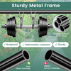 30 x 10 inch lawn leveling rake with ergonomic handle, rustproof metal frame, ideal for leveling grass surfaces.