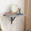 31.5 x 23.5 Inch Wall Mounted Folding Table for Small Spaces-Gray - Gallery View 1 of 14