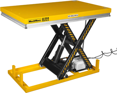 MechMaxx ELT22 Lift Table 2200 lbs Capacity Stationary Electric Hydraulic 51.2