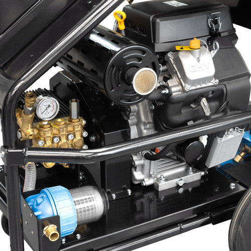 Canpump Cold Water Sewer Jetter: 24 hp V-Twin Engine, 5200 psi @ 6.6 US gpm, Belt Drive