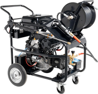 Canpump Cold Water Sewer Jetter: 24 hp V-Twin Engine, 5000 psi @ 6.6 US gpm