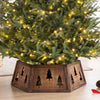 31.5" Christmas Tree Collar for 6/7.5/9 ft Artificial Trees with Tool-Free Setup-Xmas tree - Gallery View 1 of 10