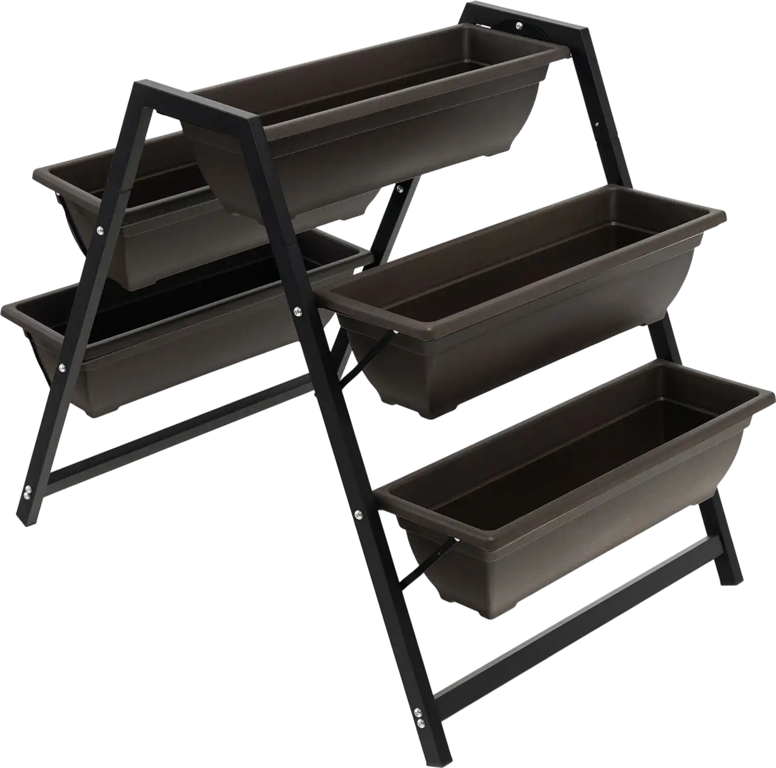 Costway 3-Tier Vertical Raised Garden Bed w/ 5 Plant Boxes 72514869 New