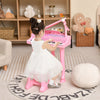 31 Keys Kids Piano Keyboard with Stool and Piano Lid-Pink - Gallery View 1 of 9