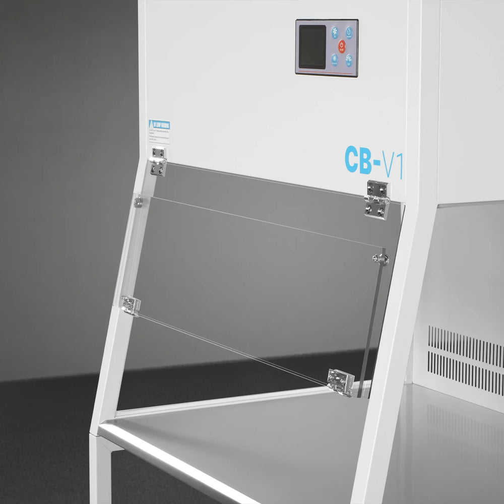 33.9″ Wide CB-V1 Vertical Laminar Flow Clean Bench with HEPA Filtration & UV Sterilization | ISO Class 5
