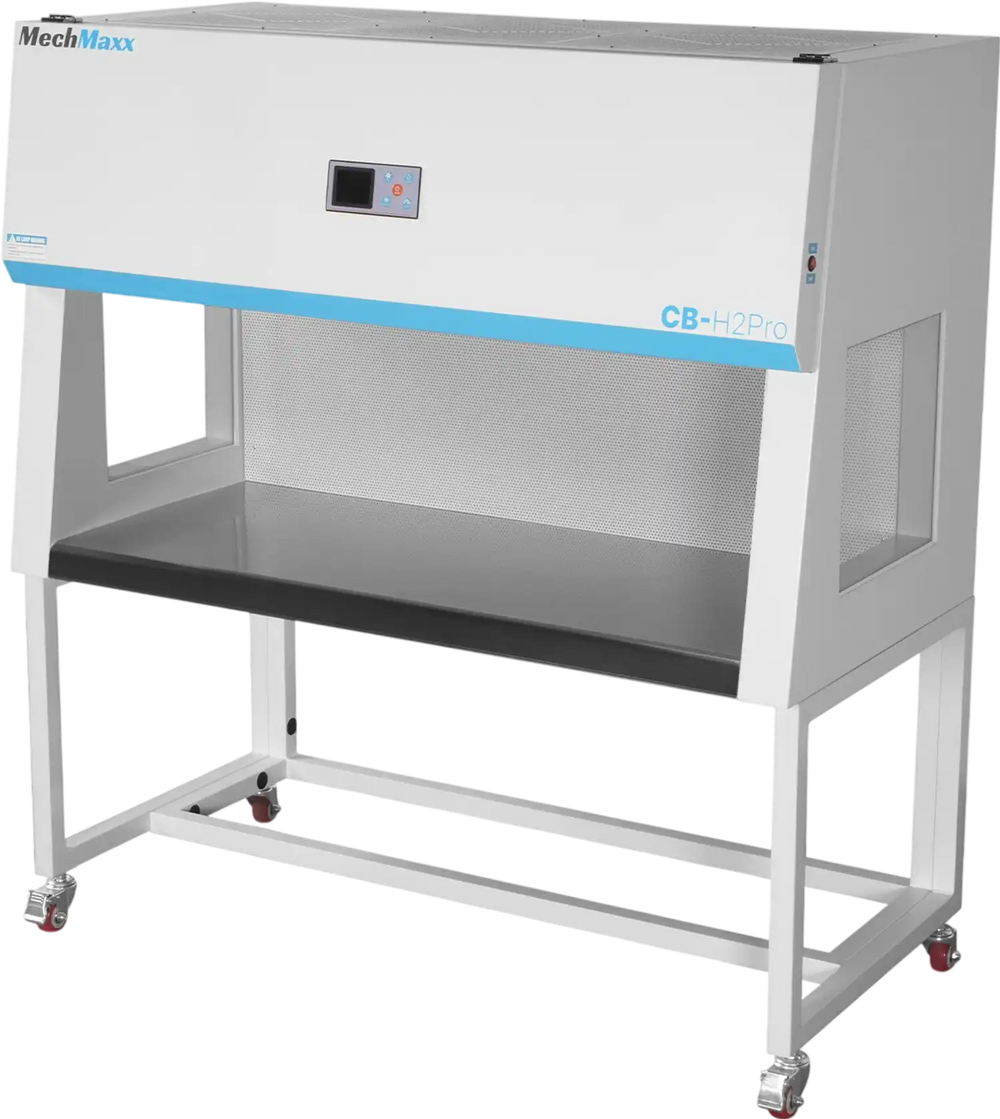 57.5″ Wide CB-H2Pro Horizontal Laminar Flow Clean Bench with HEPA Filtration & UV Sterilization | ISO Class 5