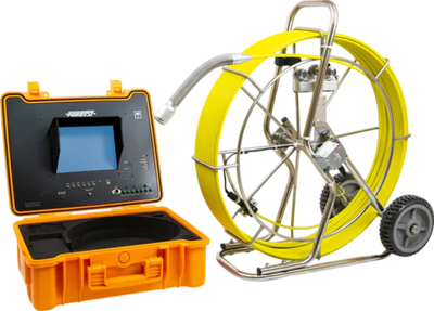 Forbest 3488T Long Range Sewer Camera Self-Leveling with 400ft Cable New