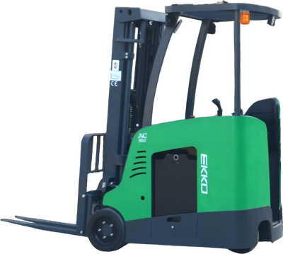 Ekko Forklift Stand-up Rider Lithium 4,000 lb Capacity 216 in. Lift Height EK18RF-Li New