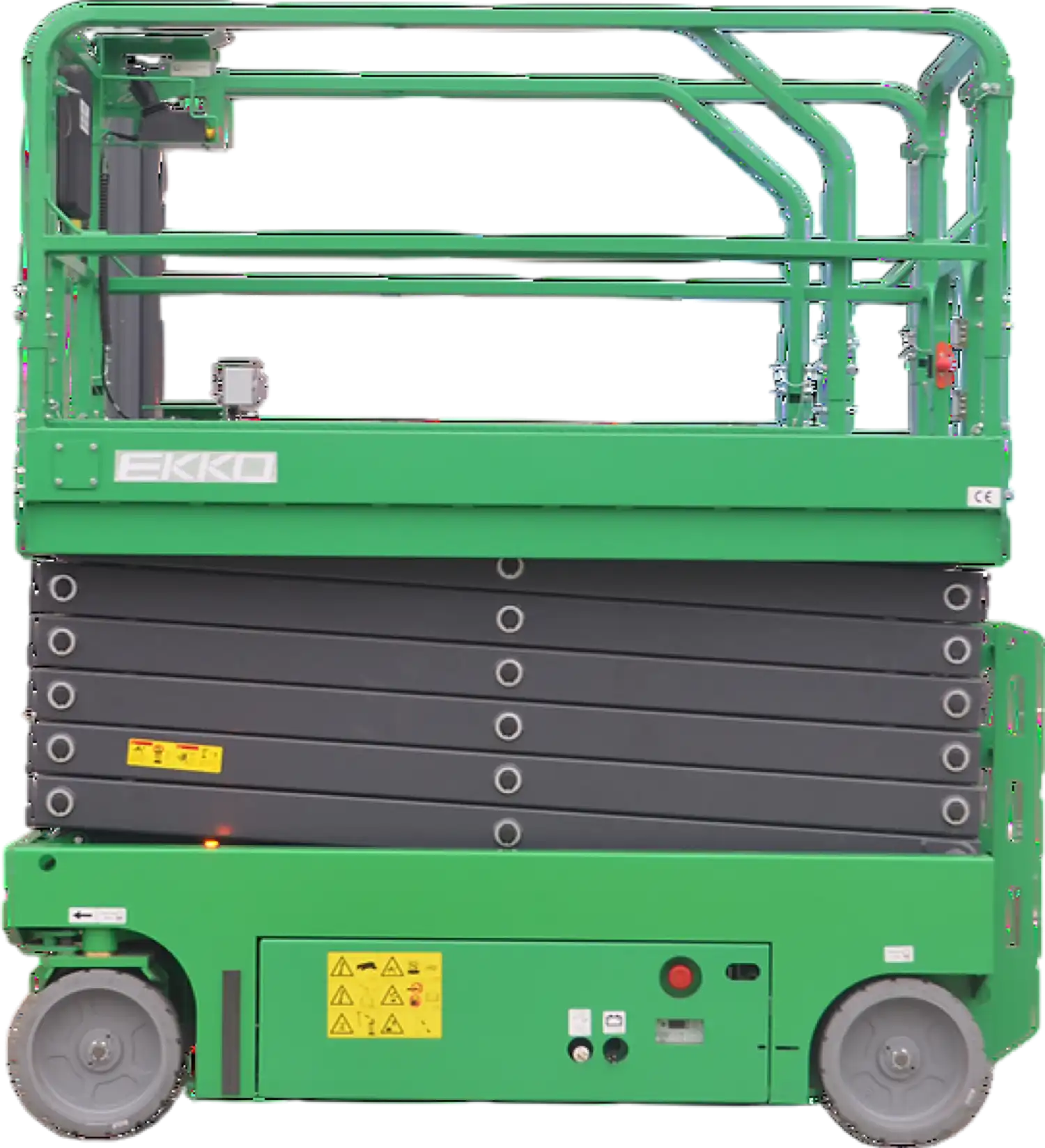 Ekko ES100E-LI Scissor Lift Lithium Aerial Platform 32.8 Ft Lift Height 700 Lbs. Capacity New
