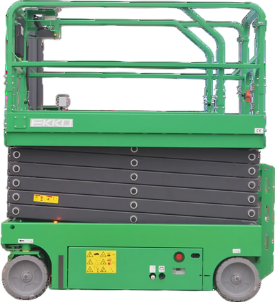 Ekko ES100E-LI Scissor Lift Lithium Aerial Platform 32.8 Ft Lift Height 700 Lbs. Capacity New
