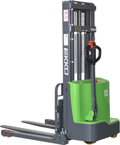 Ekko EB13C-145Li Straddle Stacker Lithium 2800 lb Capacity 145