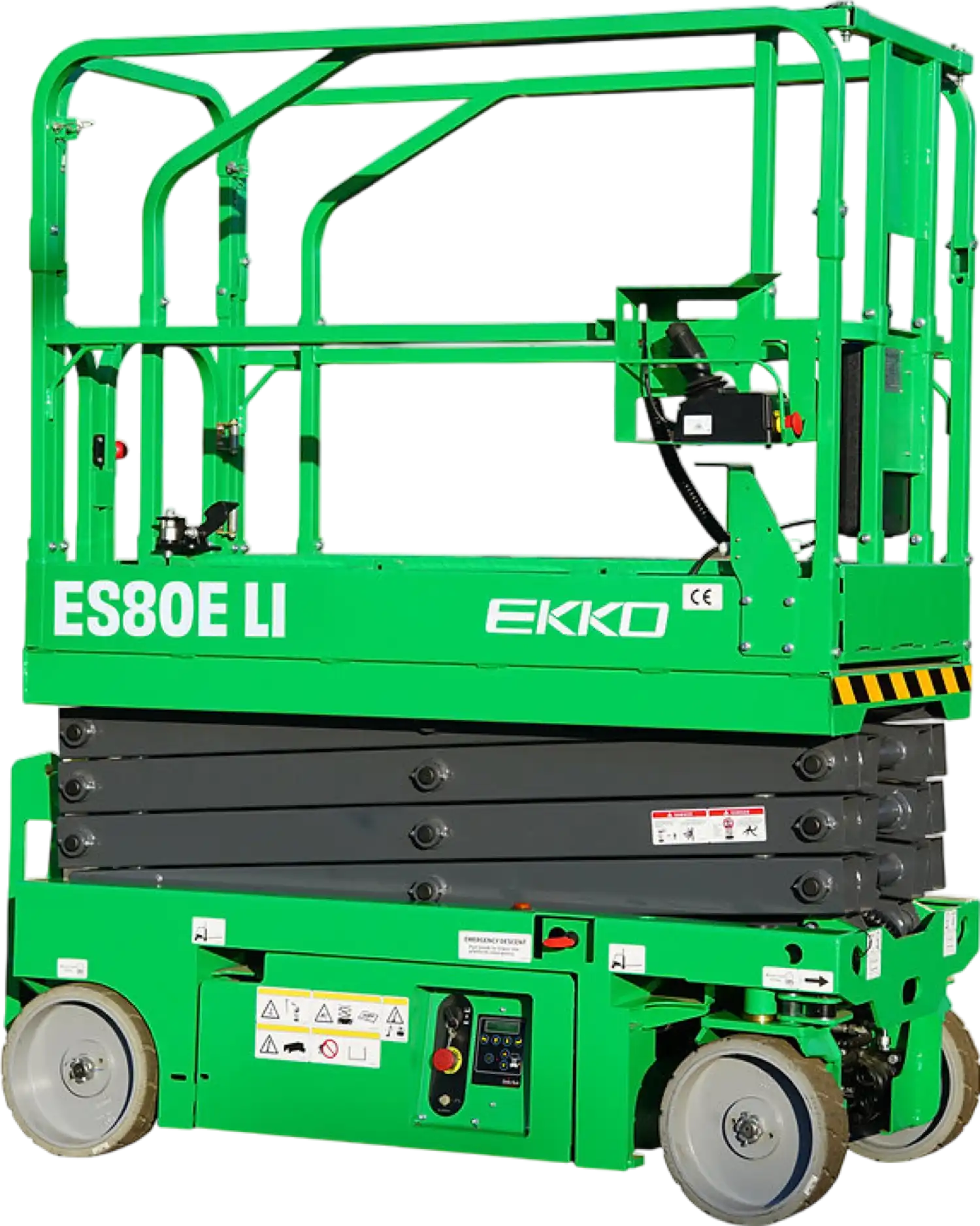 Ekko ES80E-LI Scissor Lift Lithium Aerial Platform 26.2 Ft Lift Height 990 Lbs. Capacity New