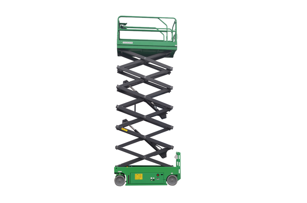 Ekko ES100E-LI Scissor Lift Lithium Aerial Platform 32.8 Ft Lift Height 700 Lbs. Capacity New