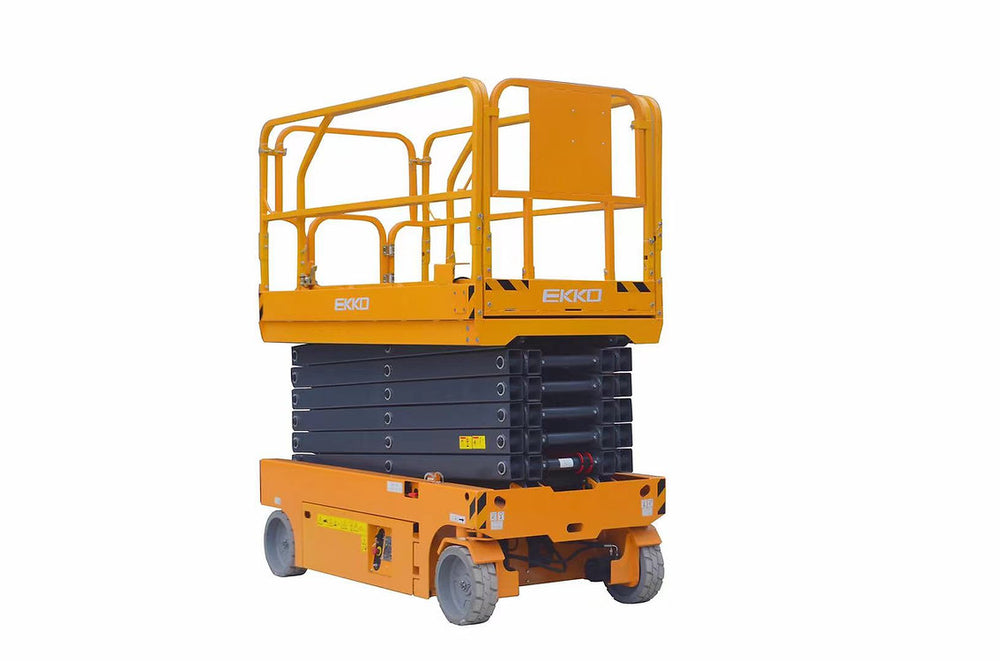 Ekko ES120E Scissor Lift Aerial Work Platform 39 Ft Lift Height 700 Lbs. Capacity New