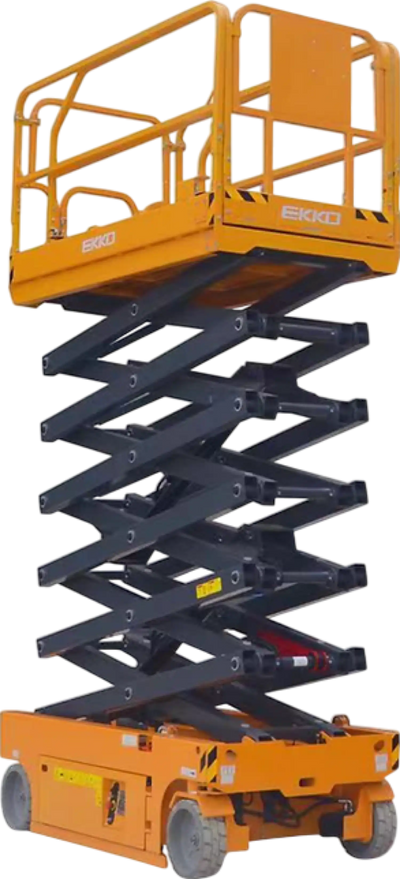 Ekko ES100E Scissor Lift Aerial Work Platform 32.8 Ft Lift Height 700 Lbs. Capacity New