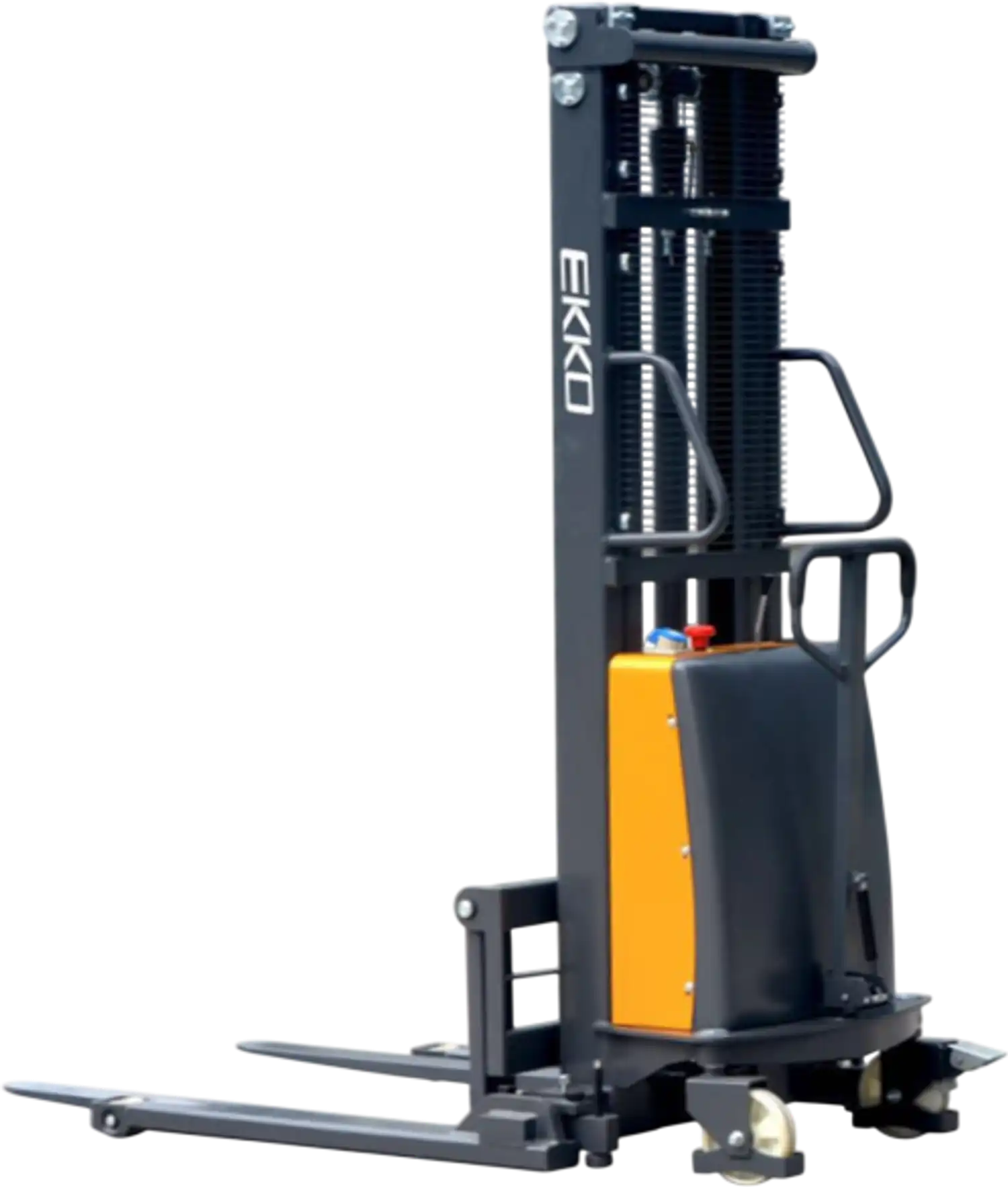 Ekko EA15B Straddle Stacker Semi-Electric 3300 lbs Capacity 119 in. Lift Height New