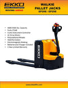 Ekko EP25E Walkie Pallet Jack 24V Battery 5,500 lbs. Capacity New