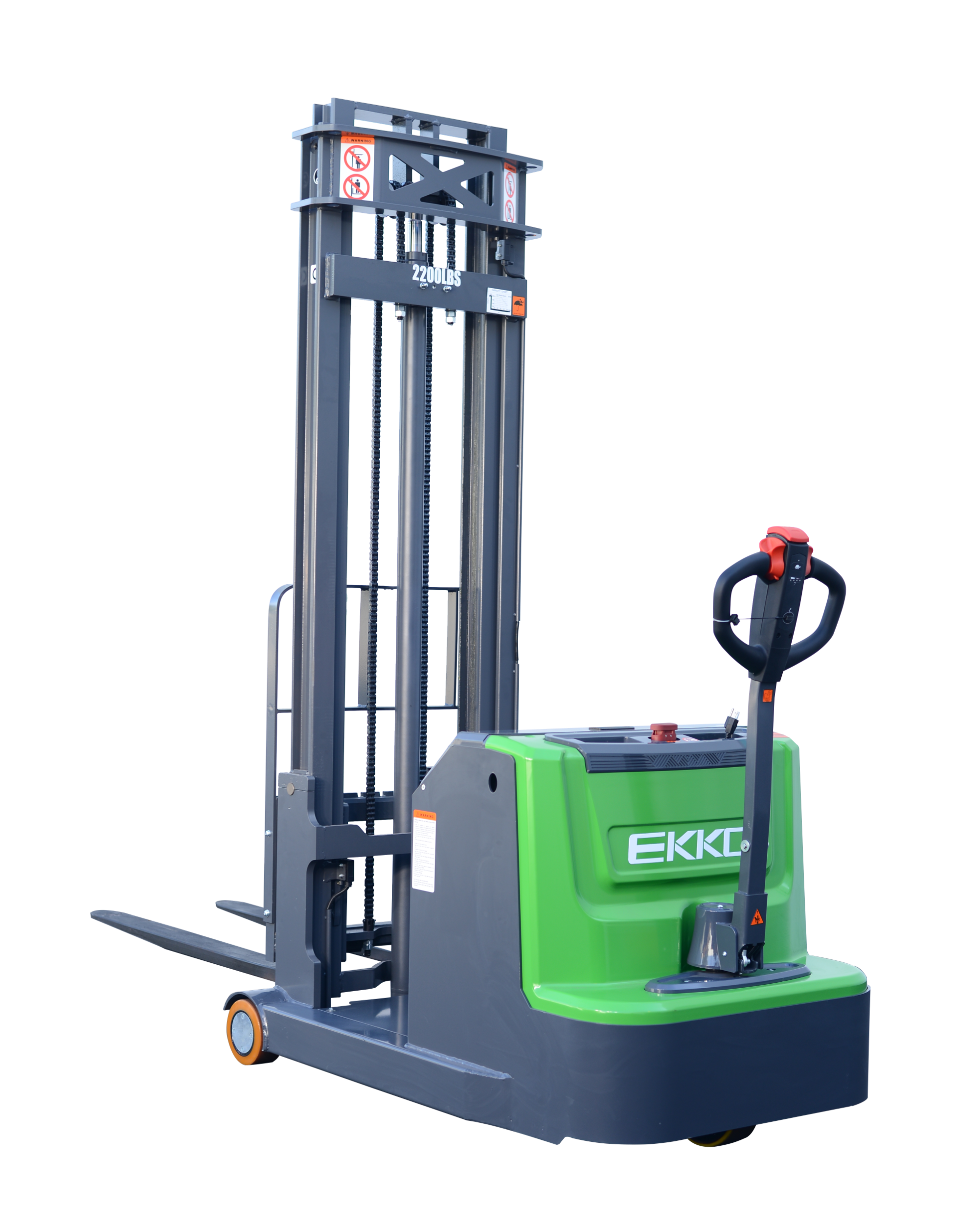 Ekko EK10S-138LI Counterbalanced Walkie Stacker 2200 lb Capacity 138