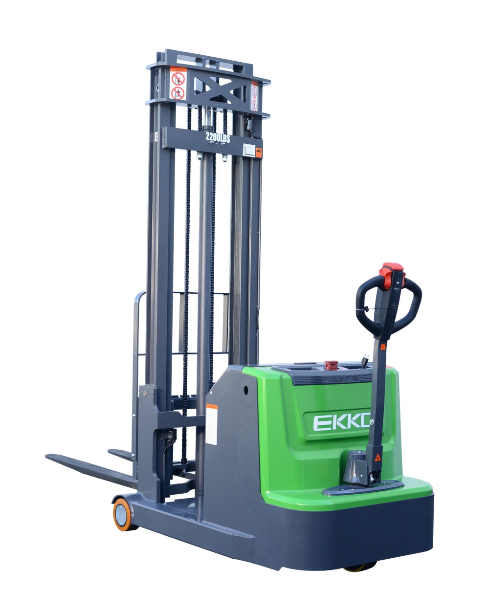 EKKO EK10S-118LI/138LI Counterbalanced Walkie Stacker 2200 lb Cap.