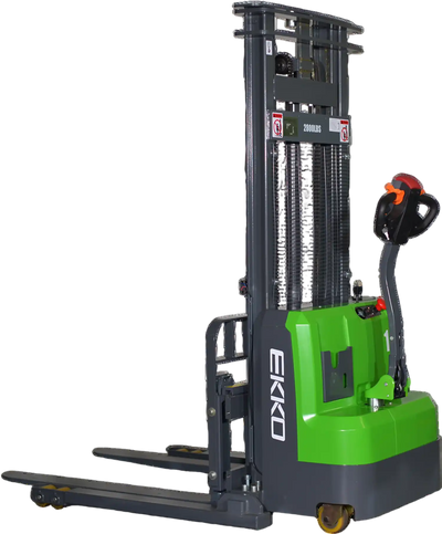 Ekko Straddle Stacker Lithium 138 in. Lift Height 3,000 lb. Capacity EB14C-138Li New