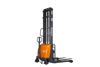Ekko EA15A Semi-Electric Straddle Stacker 118" Height 3,300 lbs. Capacity New